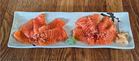 Sashimis A Saumon label rouge d'Écosse
