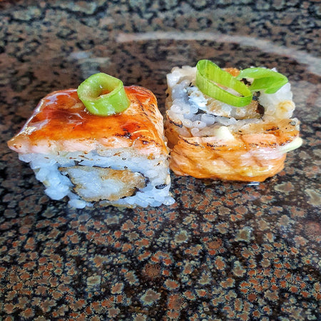 B. Tataki roll<rb/Saumon flambe crevette cheese