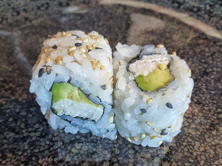 K. California rolls Poulet, avocat, mayonnaise japonaise