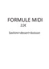 Formule Midi 24,2€ <br/> Plat SASHIMI + dessert + boisson