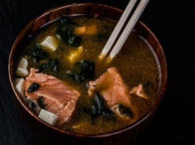 B.Soupe miso saumon